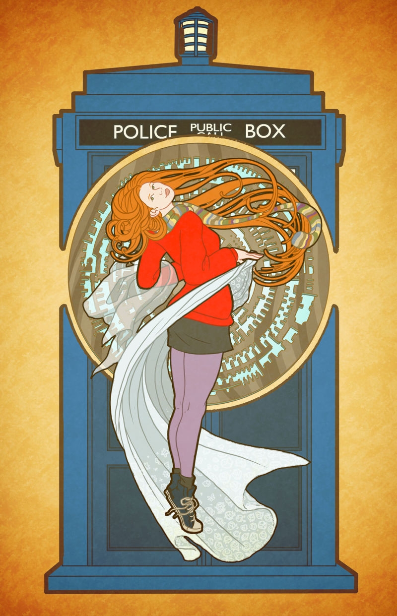 Art Nouveau Amy Pond